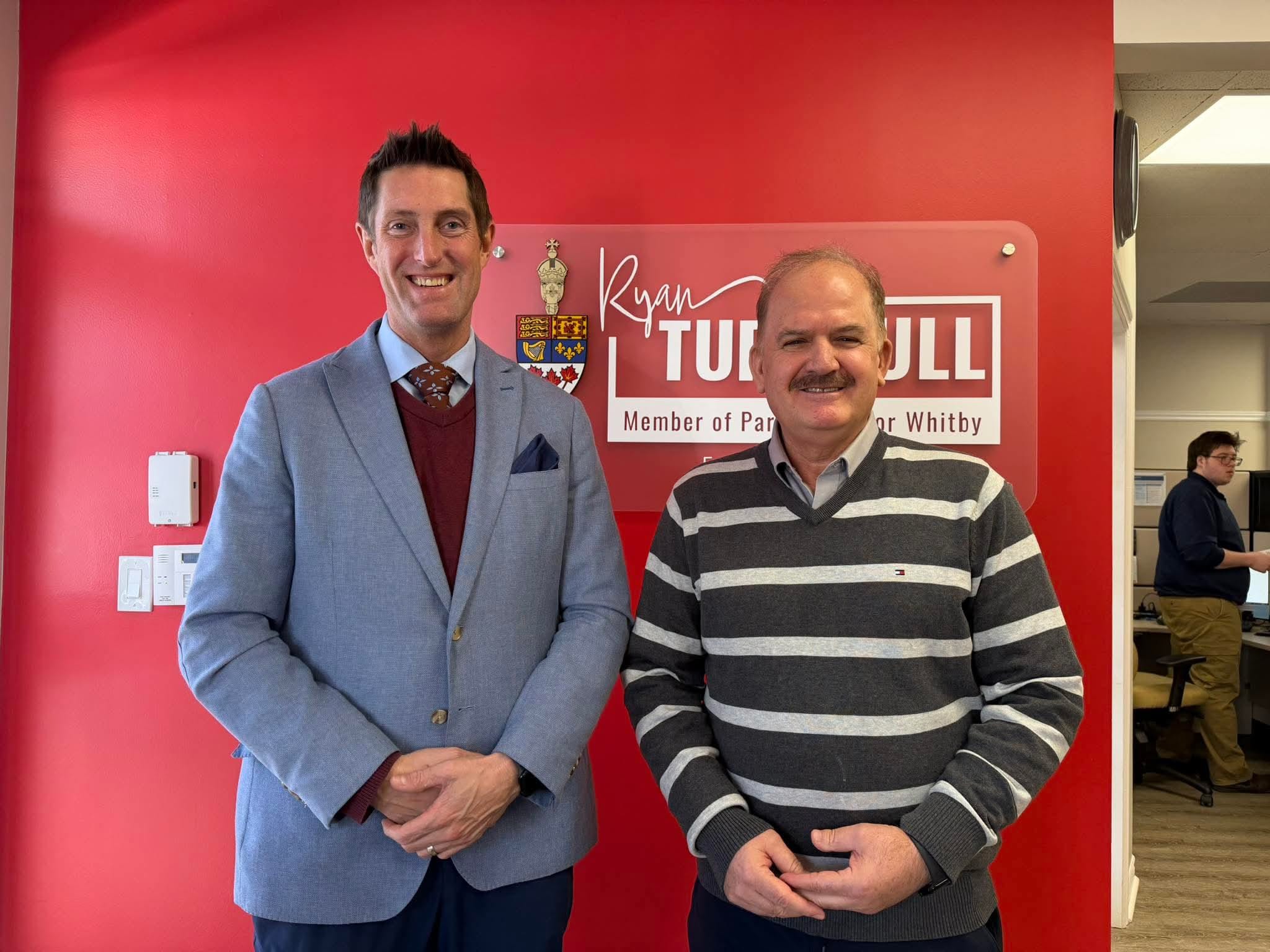 A Productive Meeting with Whitby MP Ryan Turnbull